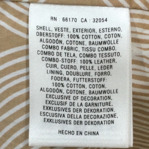 𝅺Anthropologie Leifsdottir Cotton Twill and Leather Coat, Size 8 - Picture 9 of 11